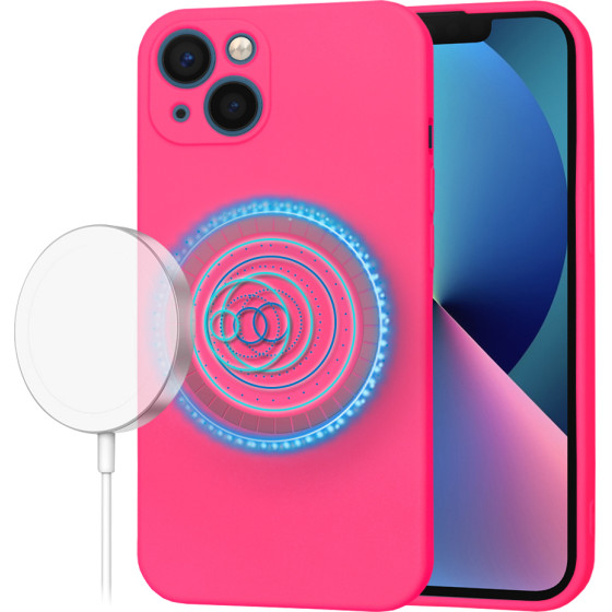 Techsuit - Softflex Magsafe - Iphone 13 - Hot Pink