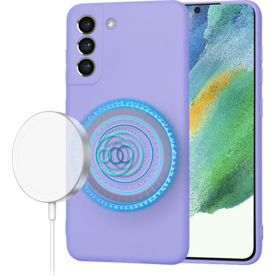 Techsuit - Softflex Magsafe - Samsung Galaxy S21 Fe 5G - Light Purple