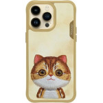 Nimmy Case Big Eyed Pet 2.0 Cat For Iphone 15 Pro khaki