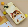 Nimmy Case Big Eyed Pet 2.0 Cat For Iphone 15 Pro khaki