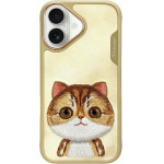 Nimmy Case Big Eyed Pet 2.0 Cat For Iphone 16 khaki