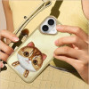 Nimmy Case Big Eyed Pet 2.0 Cat For Iphone 16 khaki