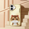 Nimmy Case Big Eyed Pet 2.0 Cat For Iphone 16 khaki