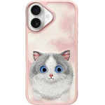 Nimmy Case Big Eyed Pet 2.0 Cat For Iphone 16 pink