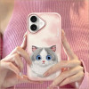 Nimmy Case Big Eyed Pet 2.0 Cat For Iphone 16 pink