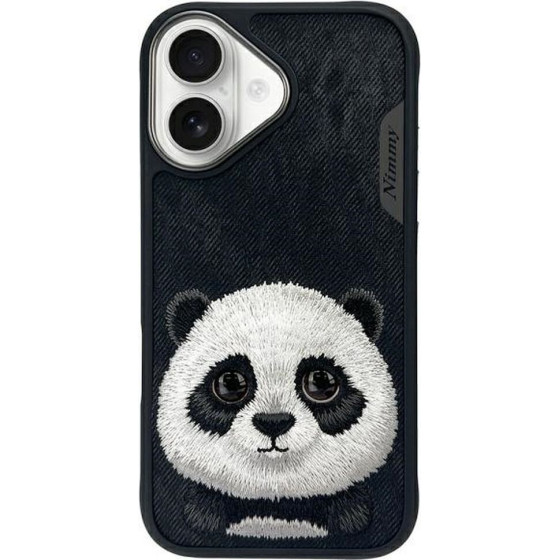 Nimmy Case Big Eyed Pet 2.0 Panda For Iphone 16 black