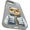 Nimmy Case COOL&Cute 2.0 Bear For Iphone 15 gray