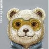 Nimmy Case COOL&Cute 2.0 Bear For Iphone 15 Pro gray