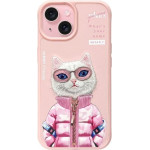 Nimmy Case COOL&Cute 2.0 Cat For Iphone 15 pink