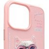 Nimmy Case COOL&Cute 2.0 Cat For Iphone 15 Pro pink