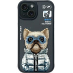 Nimmy Case COOL&Cute 2.0 Dog For Iphone 15 black