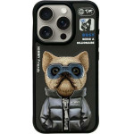 Nimmy Case COOL&Cute 2.0 Dog For Iphone 15 Pro black