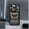 Nimmy Case COOL&Cute 2.0 Dog For Iphone 15 Pro black