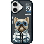 Nimmy Case COOL&Cute 2.0 Dog For Iphone 16 black