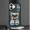 Nimmy Case COOL&Cute 2.0 Dog For Iphone 16 black