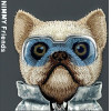 Nimmy Case COOL&Cute 2.0 Dog For Iphone 16 black