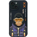 Nimmy Case COOL&Cute 2.0 Monkey For Iphone 15 black