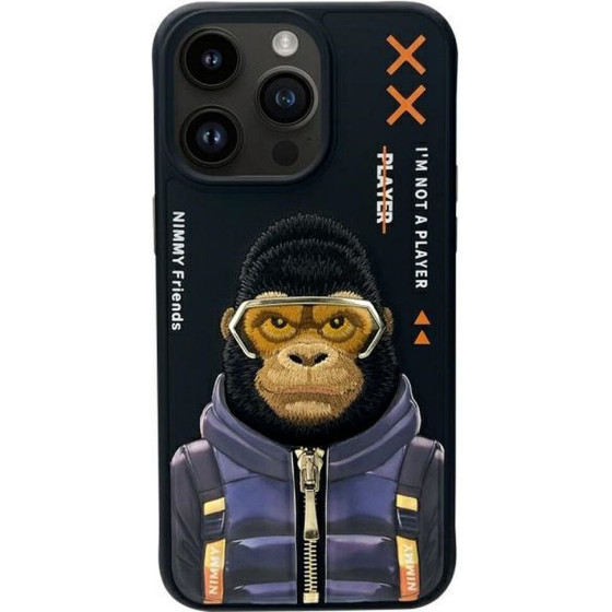 Nimmy Case COOL&Cute 2.0 Monkey For Iphone 15 Pro black
