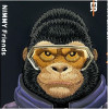 Nimmy Case COOL&Cute 2.0 Monkey For Iphone 16 black