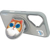 Nimmy Case Glasses Cool Cat Compatible With Magsafe For Iphone 16 gray