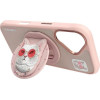 Nimmy Case Glasses Cool Cat Compatible With Magsafe For Iphone 16 pink
