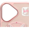 Nimmy Case Glasses Cool Cat Compatible With Magsafe For Iphone 16 pink