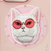 Nimmy Case Glasses Cool Cat Compatible With Magsafe For Iphone 16 Pro pink