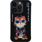 Nimmy Case Glasses Cool Cat For Iphone 15 Pro black