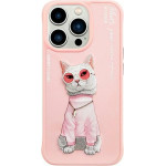 Nimmy Case Glasses Cool Cat For Iphone 15 Pro pink