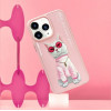 Nimmy Case Glasses Cool Cat For Iphone 15 Pro pink