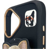 Nimmy Case Glasses Cool Dog Compatible With Magsafe For Iphone 16 black