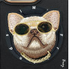 Nimmy Case Glasses Cool Dog Compatible With Magsafe For Iphone 16 Pro black