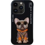 Nimmy Case Glasses Cool Dog For Iphone 15 Pro black
