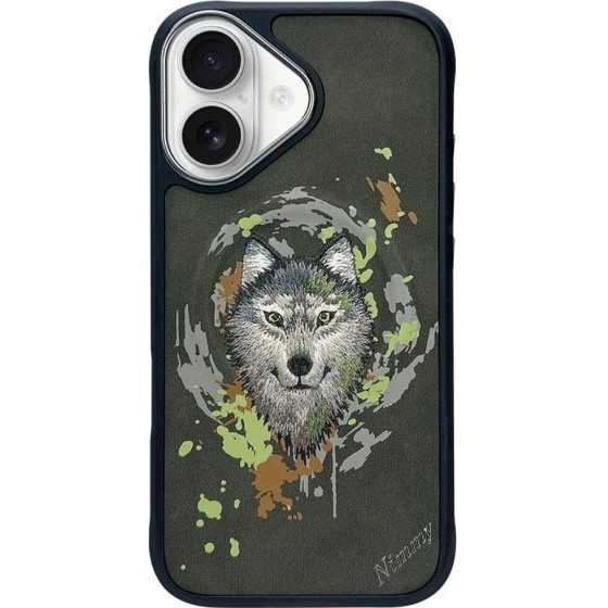 Nimmy Case Wolf Compatible With Magsafe For Iphone 16 Dark gray
