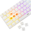 BARACUDA Mech Keyboard BGK-03211 Dolphin Us Red Switch White - (DOLPHIN-W-RED)
