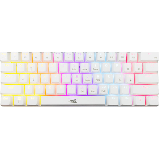 BARACUDA Mech Keyboard BGK-03211 Dolphin Us Red Switch White - (DOLPHIN-W-RED)