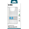 SBS 0.3 Skinny Tpu Motorola Moto G15 Transparent Backcover - (SKINMOG15T)