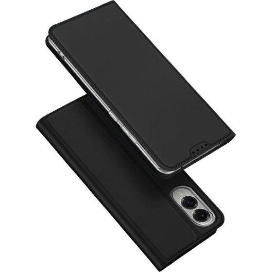 Dux Ducis Wallet Case Skin Pro For Samsung S25 Edge black
