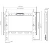 Sbox Wall Mount Budget 13-43' Max Vesa 200x200 - (BL-3722F)