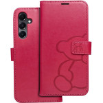 Mezzo Book Case For Samsung A16 5G Teddy Bear Magenta OEM
