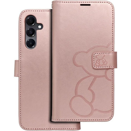 Mezzo Book Case For Samsung A16 5G Teddy Bear Rose Gold OEM