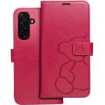 Mezzo Book Case For Samsung A26 5G Teddy Bear Magenta OEM