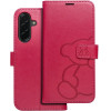 Mezzo Book Case For Samsung A36 5G Teddy Bear Magenta OEM