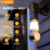 IMOU Dahoua Ip Bulb Camera 3MP OUTDOOR, 3MP PAN&Tilt CAMERA, H.265/H.264, 8X Digital ZOOM, Ir 25M, Wifi 2,4GHz, MIC&SPEAKER, 2- Way TALK, SIREN, Smart TRACKING, 3YW. - (IPC-S6DP-3M0WEB)