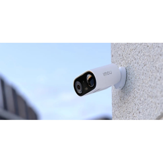 IMOU Dahoua IMOU Ip Camera Cell Go Full Color OUTDOOR, H.265/H.264, 256GB, Qhd 3MP CMOS, 8X Digital ZOOM, 2.8MM LENS, Ir 15M, Rechargeable BATTERY, PIR, IP65, 2,4GHz WIFI, Mic & SPEAKER,Human&Motion DET,2-Way TALK, SIREN-(IPC-TB3FP-3T0WE)