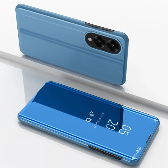 Hurtel Clear View Case For Samsung Galaxy S25 Edge Flip Cover - Blue - (Clear View Case Samsung Galaxy S25 Edge Blue)