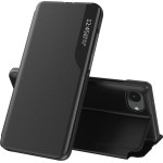 Hurtel Eco Leather View Case Elegant Case With Flap And Stand For Iphone 16e - Black - (Eco Leather View Case Iphone Se 2025 Black)