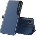 Hurtel Eco Leather View Case Elegant Case With Flap And Stand For Iphone 16e - Blue - (Eco Leather View Case Iphone Se 2025 Blue)