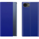 Hurtel New Sleep Case Iphone 16e Flip Cover With Stand - Blue - (New Sleep Case Iphone Se 2025 Blue)