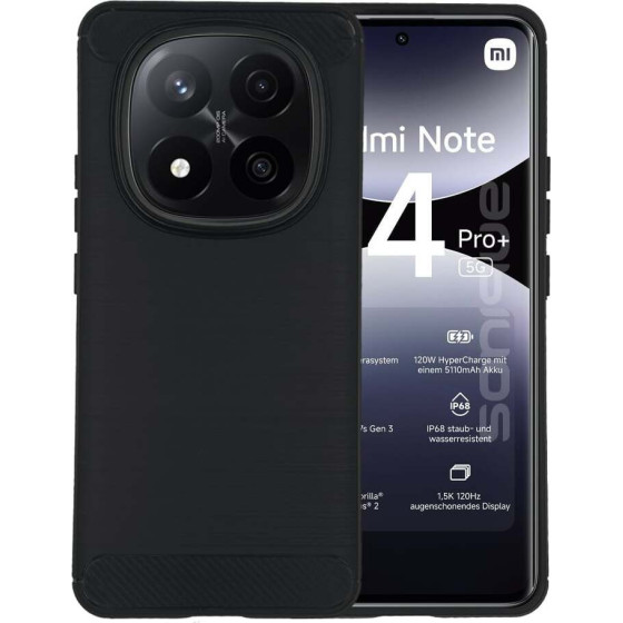 Sonique ���� ��������� Carbon Brushed Xiaomi Redmi Note 14 Pro Plus 5G �����